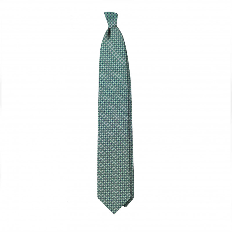 tiffany green small squares tie
