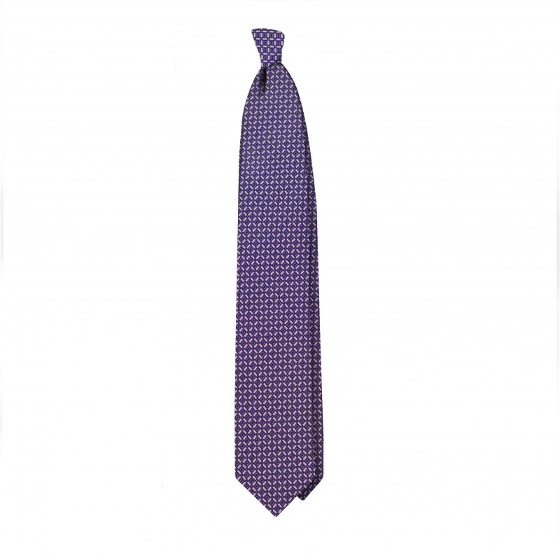 PURPLE SMALL SQUARES tie PURPLE SMALL SQUARES tie