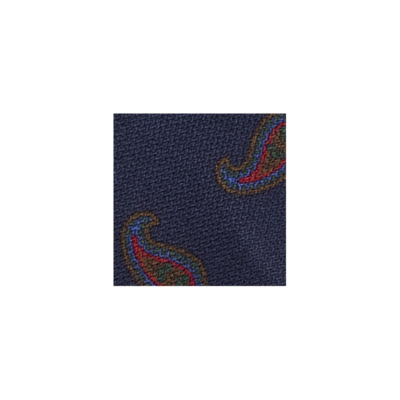 NAVY PAISLEY tie
