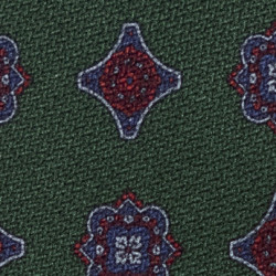 GREEN MEDALLIONS tie 2