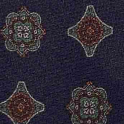 NAVY MEDALLIONS tie 2