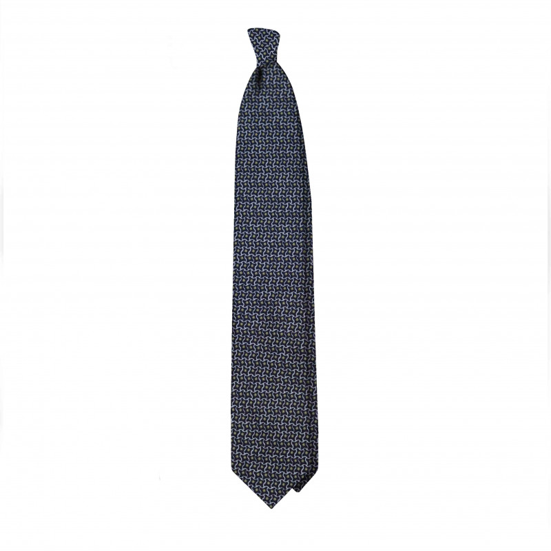 NAVY STAR PATTERN tie