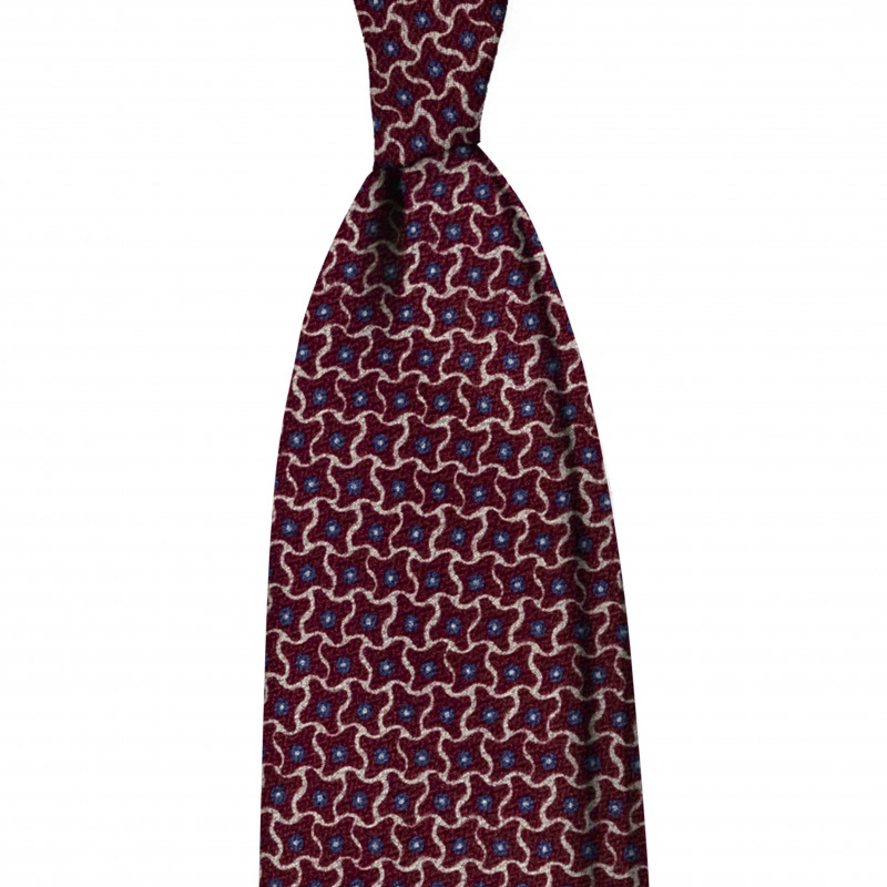 BORDEAUX STAR PATTERN tie