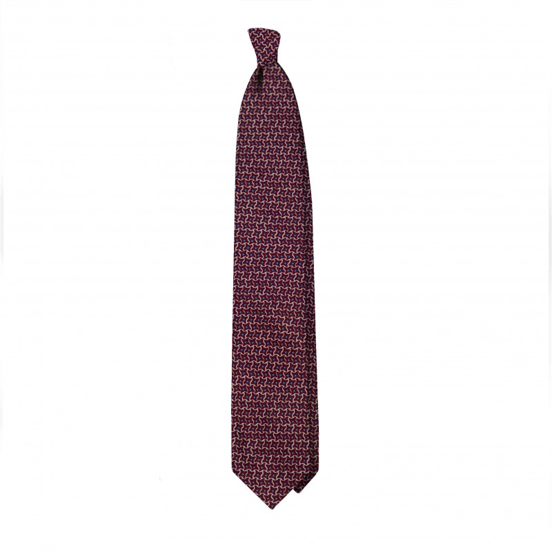 BORDEAUX STAR PATTERN tie