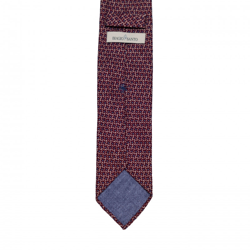 BORDEAUX STAR PATTERN tie