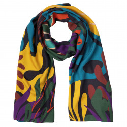 Sciarpa alghe multicolore