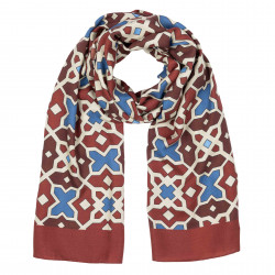 Bordeaux geometric pattern...