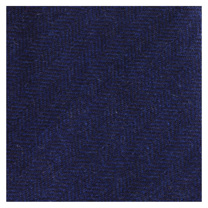 Blue herringbone cashmere