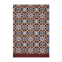 Bordeaux geometric pattern... 2