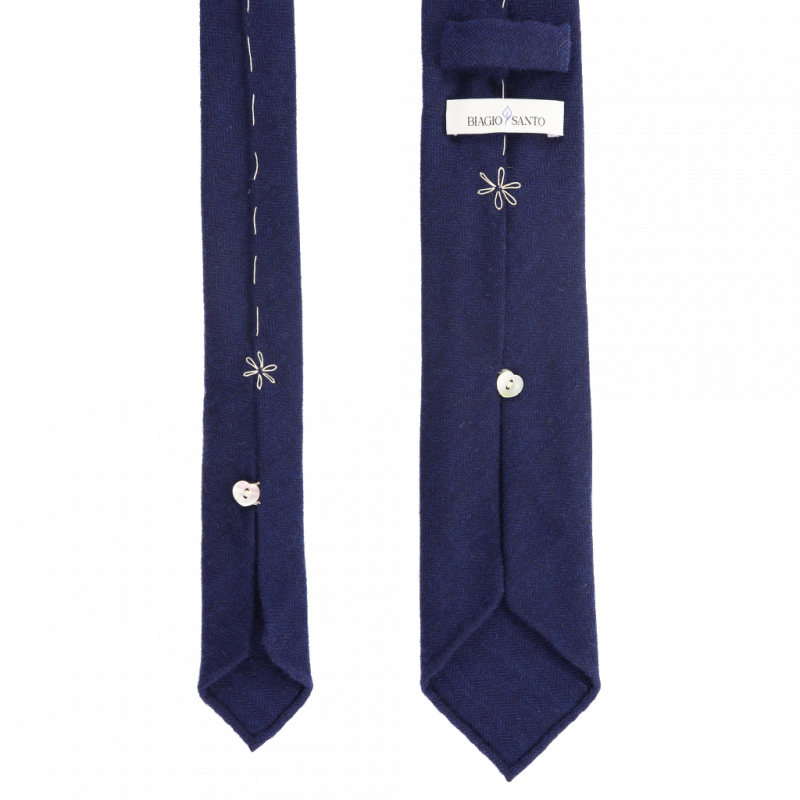 Cashmere spigato blu Cashmere spigato blu