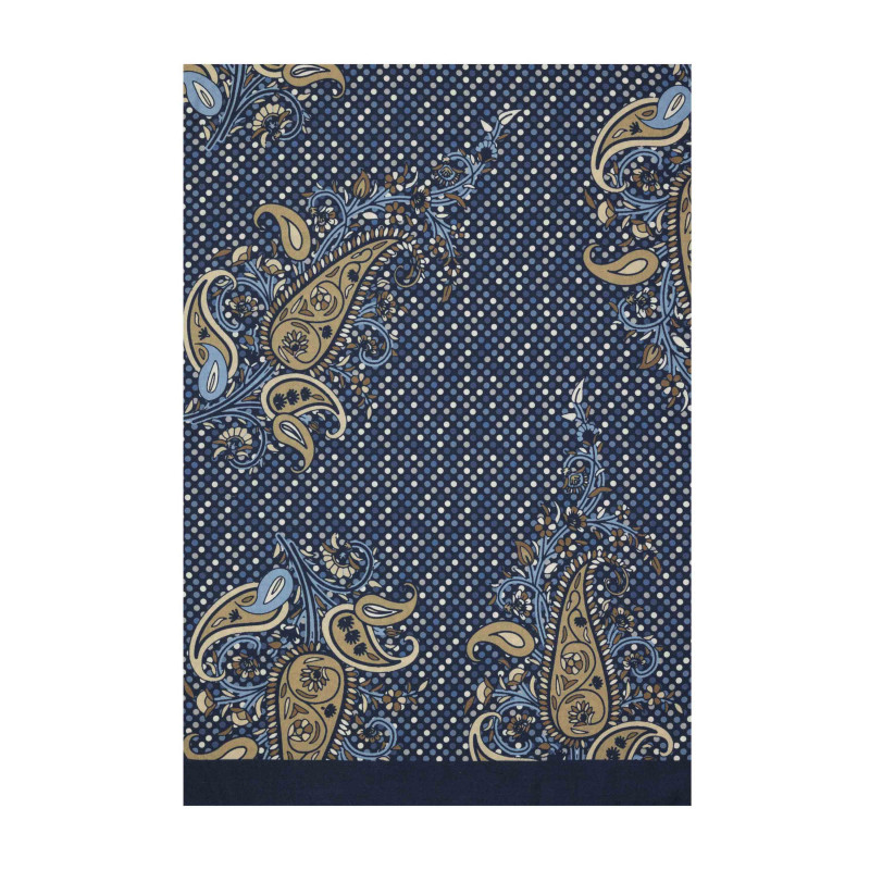 sciarpa pois blu