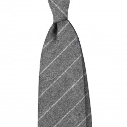 Grey regimental tie