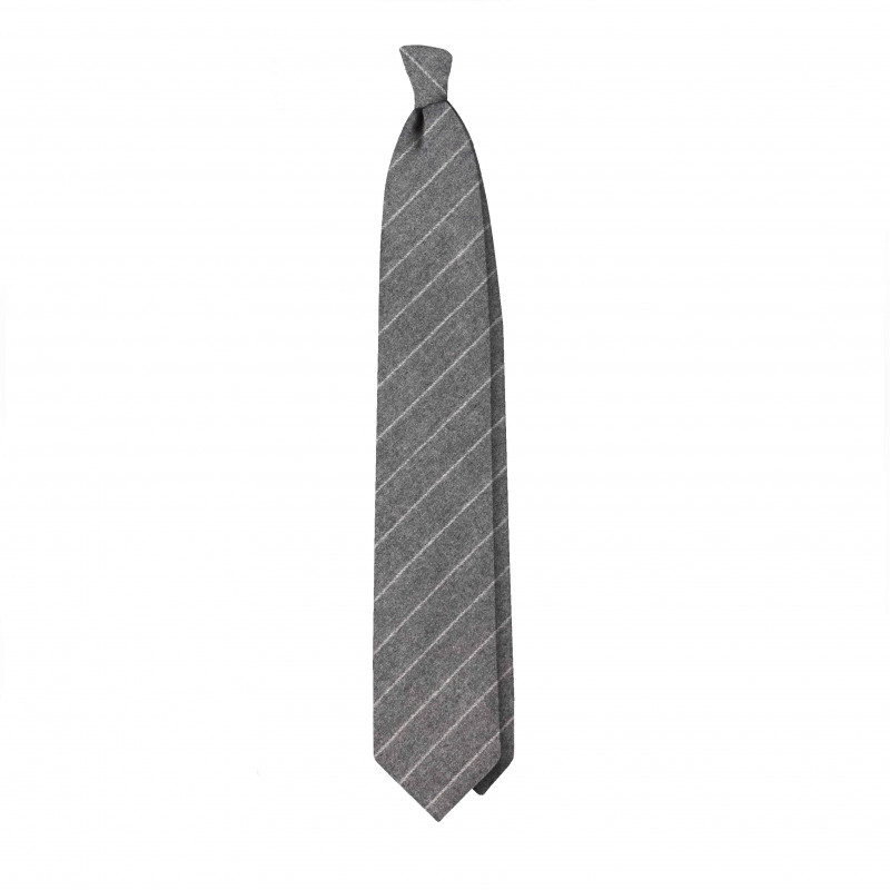 Grey regimental tie Grey regimental tie