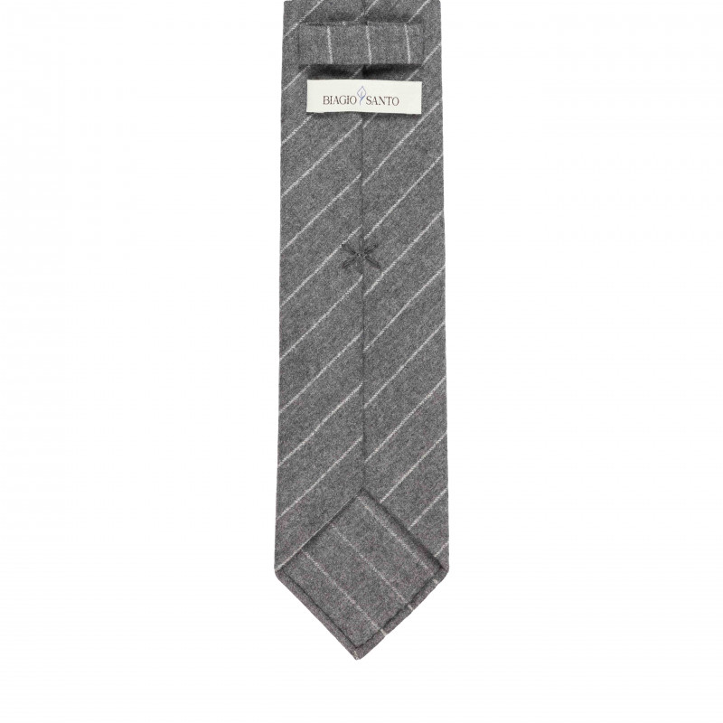 Grey regimental tie Grey regimental tie