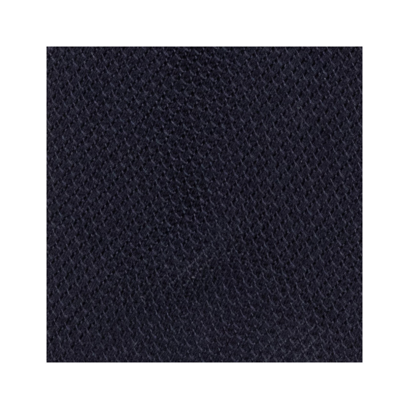Silk/wool grenadine tie - Navy