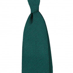 Silk/wool grenadine tie -...