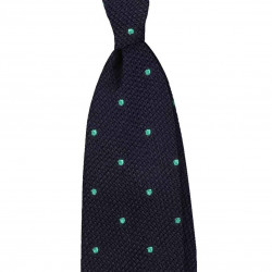 Silk/wool grenadine tie...