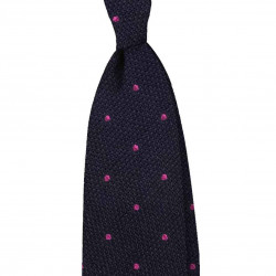 Silk/wool grenadine tie...