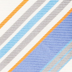 Multistripes white tie 2