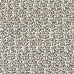 Plain garza grossa tie - ivory 2