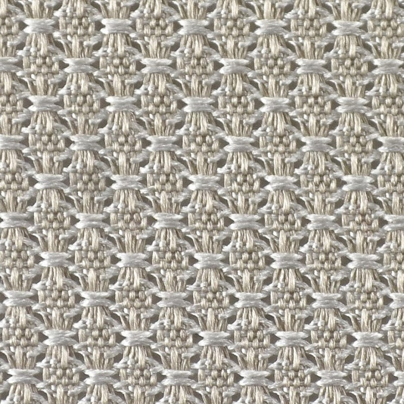Plain garza grossa tie - ivory