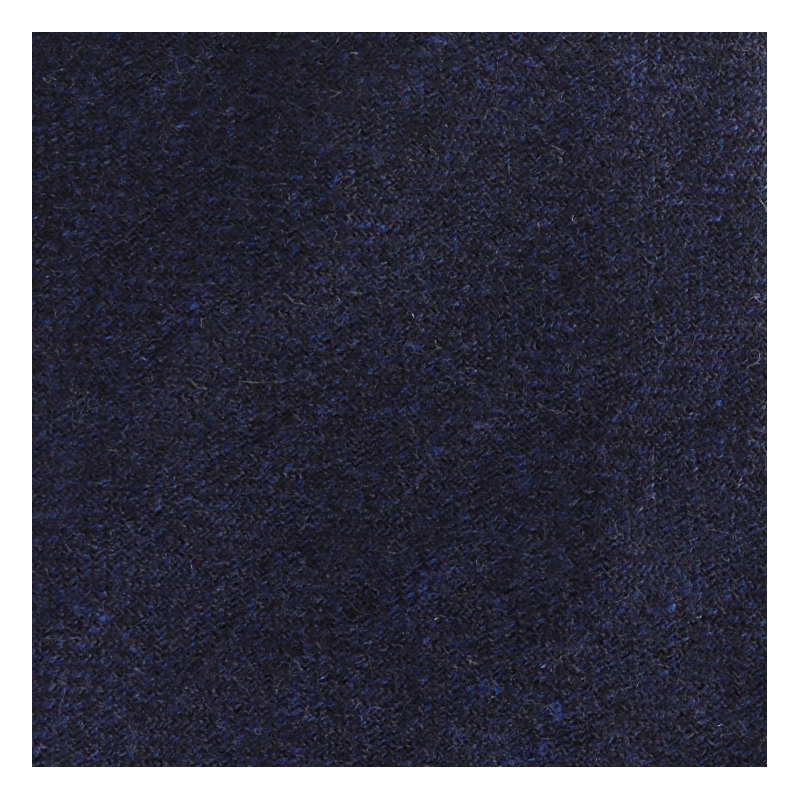 Cashmere spigato blu scuro