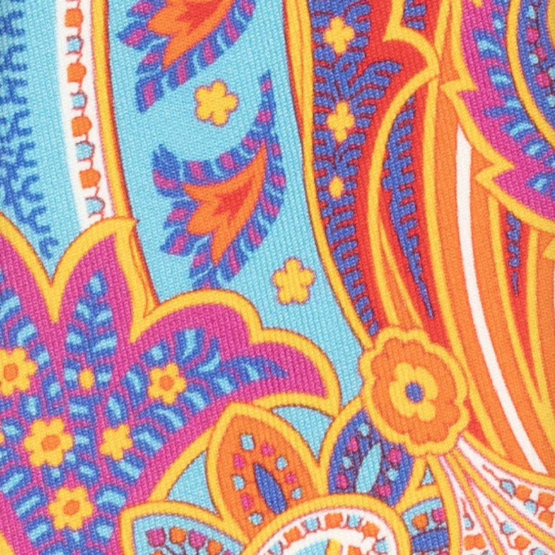 Multicolor paisley tie