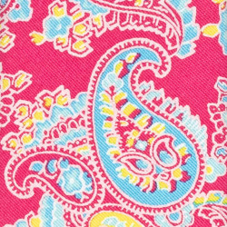 Pink paisley tie 2