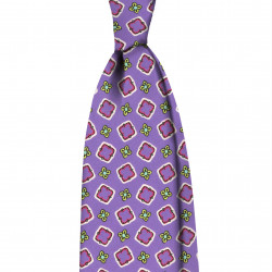 lilac pattern tie