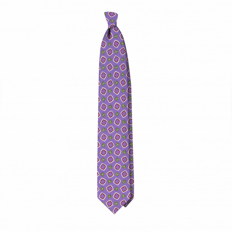 lilac pattern tie
