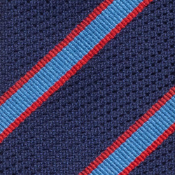 Navy stripes tie 2