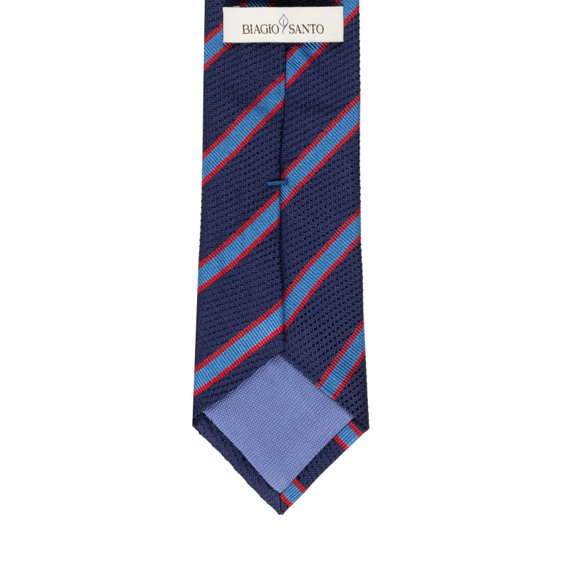 Navy stripes tie Navy stripes tie