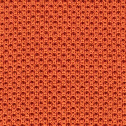 Orange silk knitted tie 2