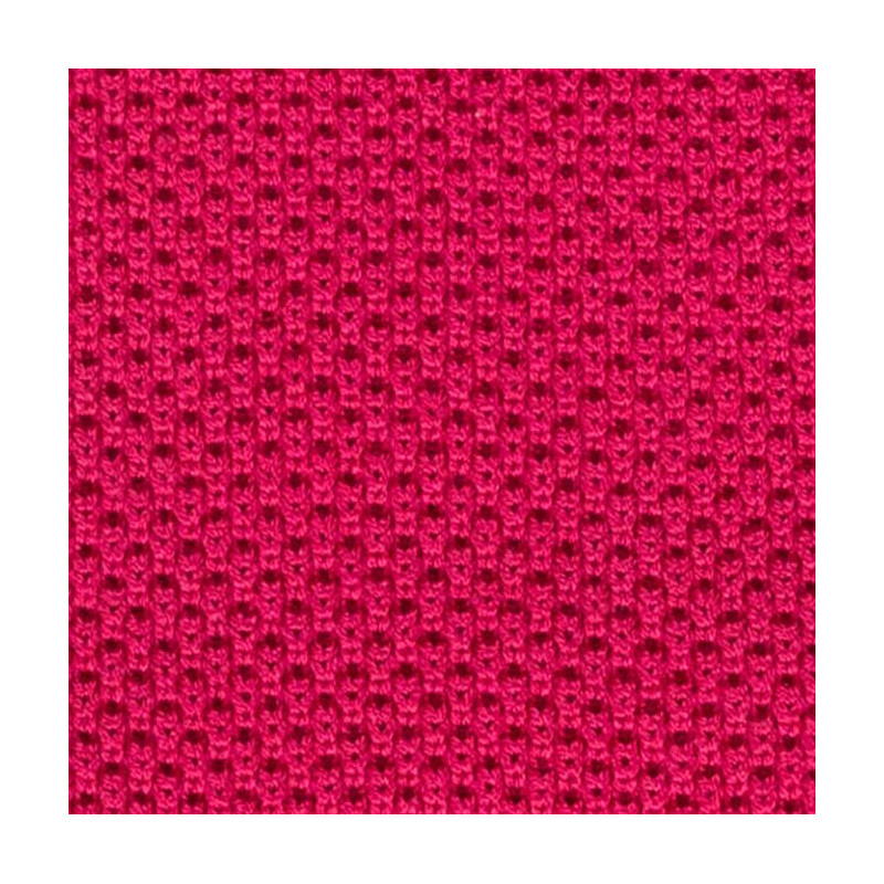 Cravatta a maglia in seta rosa acceso
