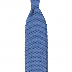 青紺 美品 BORRELLI Cotton knit tie 青紺 美品 BORRELLI Cotton knit tie 青紺 美品 BORRELLI Cotton
