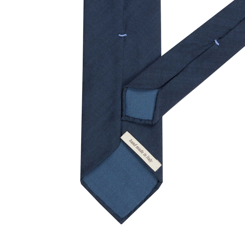 Cravatta solaro blu denim