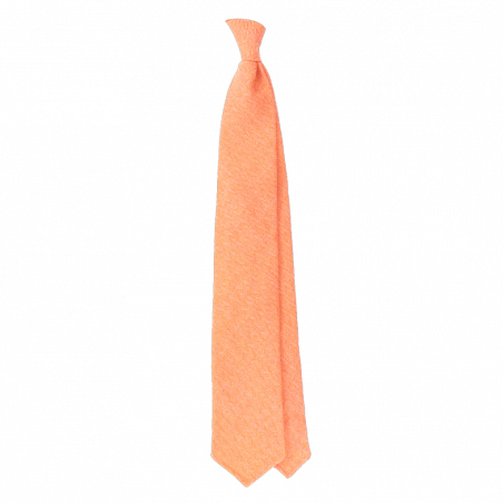 Orange herringbone cashmere Orange herringbone cashmere