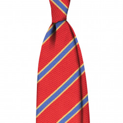 Red stripes tie