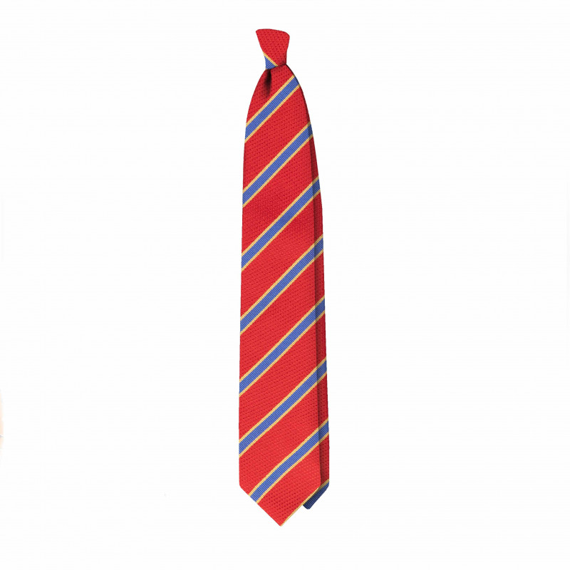 Red stripes tie