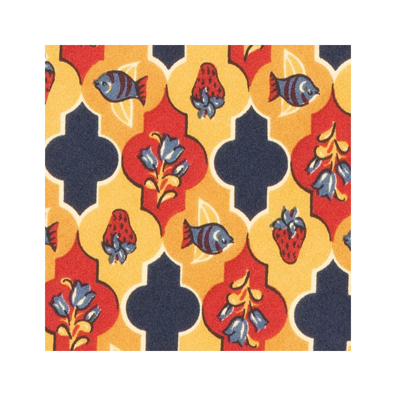 Gold pattern vintage tie