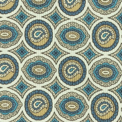 Green medallions vintage tie 2