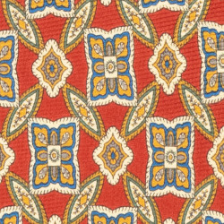 Red pattern vintage tie 2