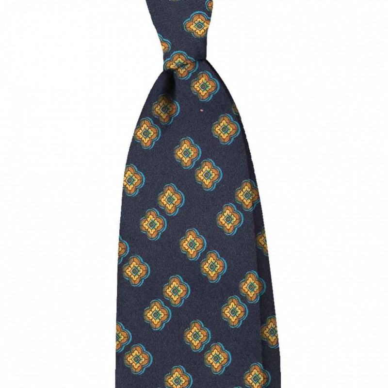Cravatta vintage blu