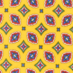 Yellow pattern vintage tie 2