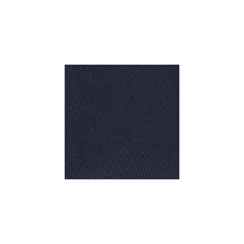 Solid twill silk 7 folds tie - Navy