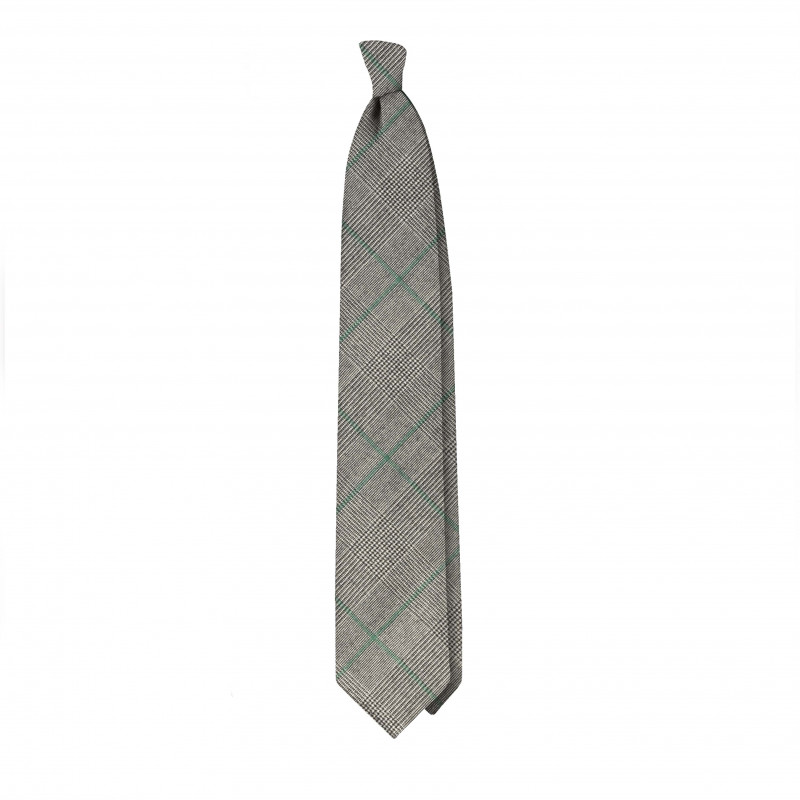 Prince of Wales 3 folds wool/cashmere... Prince of Wales 3 folds wool/cashmere...