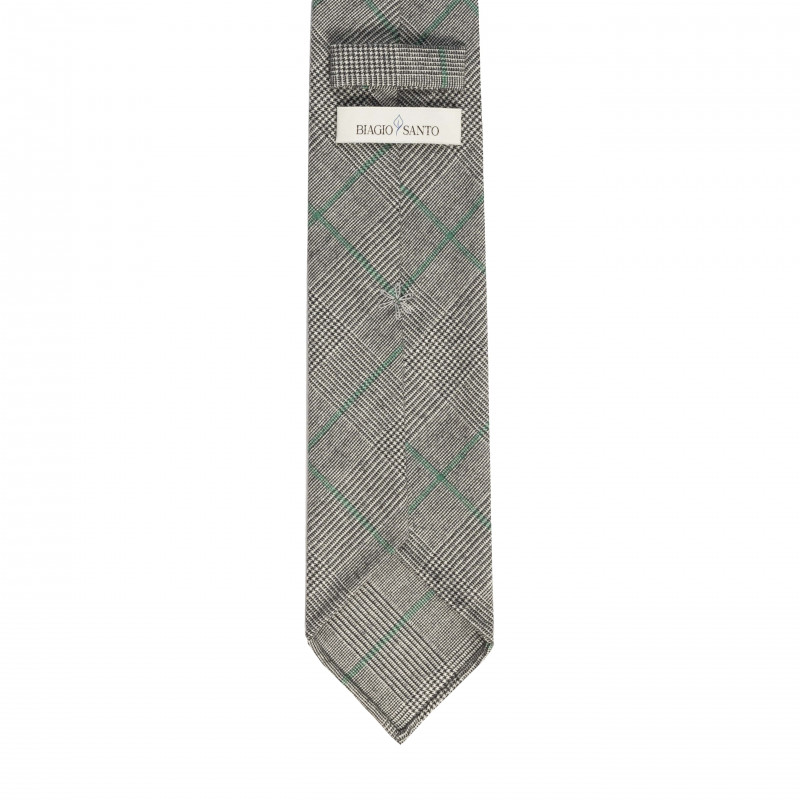 Prince of Wales 3 folds wool/cashmere... Prince of Wales 3 folds wool/cashmere...