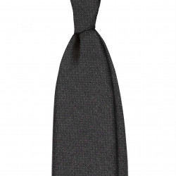 Solid 3 folds wool tie...