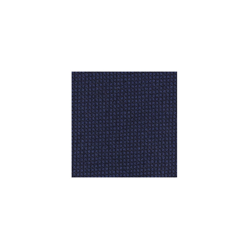 Cravatta 3 pieghe lana tinta unita - Blu