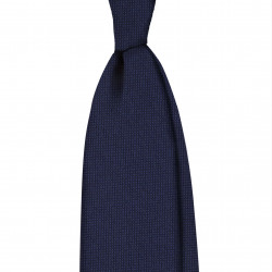 Solid 3 folds wool tie -...